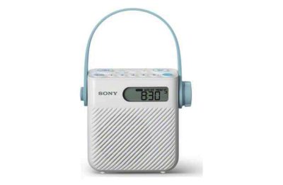 Sony ICFS80 Analogue FM/AM Shower Radio - White